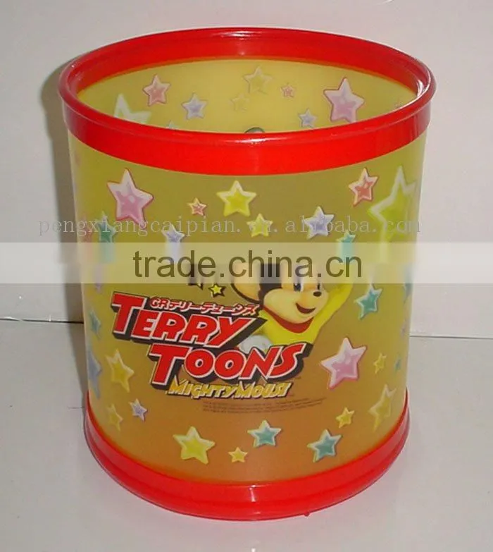 plastic waste bin