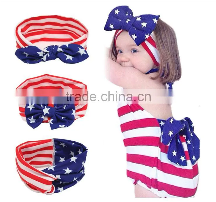 Foreign trade 2016 Tiara children hair rabbit ears with soft dot silk printing baby female baby with milk