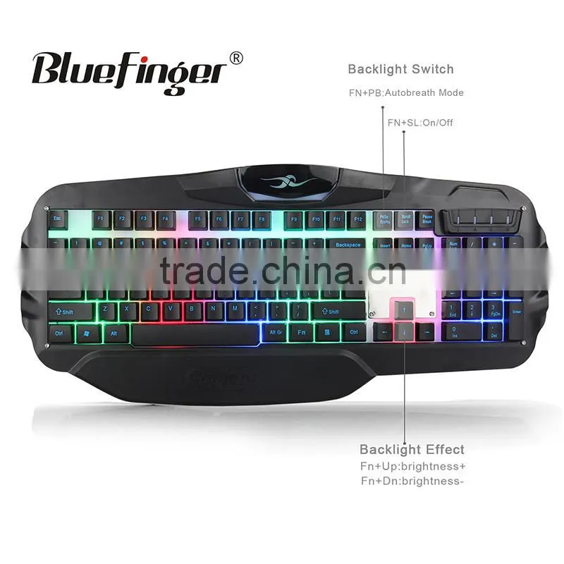 Shenzhen Factory New design Raised USB wired computer keyboard