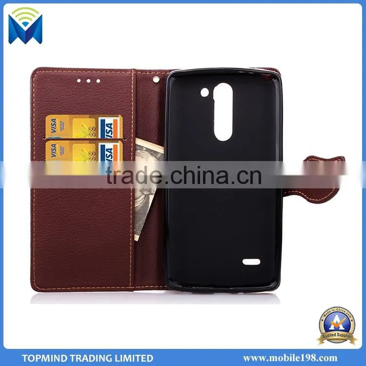 Shockproof Folio Cover PU Leather Case for Samsung Galaxy S6 Edge