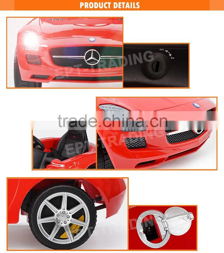 Hot selling newest kids plastic electric ride on car toy for sale