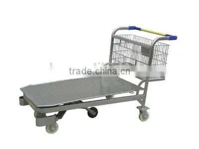 Five Wheels Steel Panel Warehouse trolley