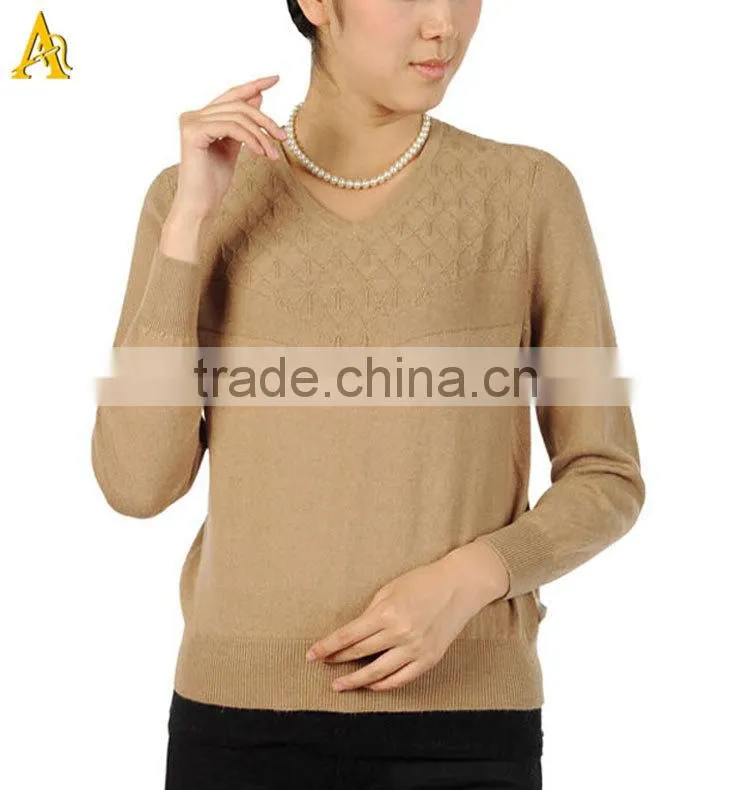 latest computer knitted sweater for old women