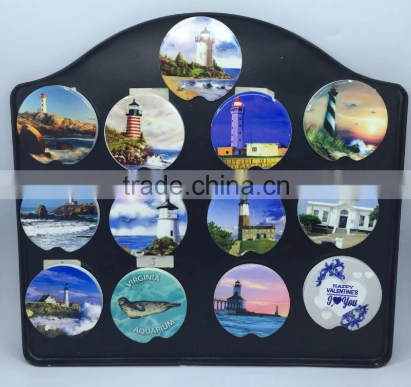 Custom black ceramic magnets for fridge