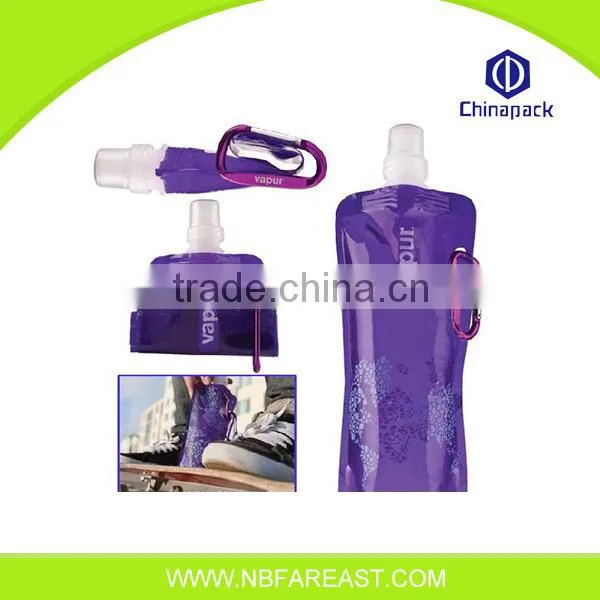 High quality oem cheap new design colorful foldable water bottle