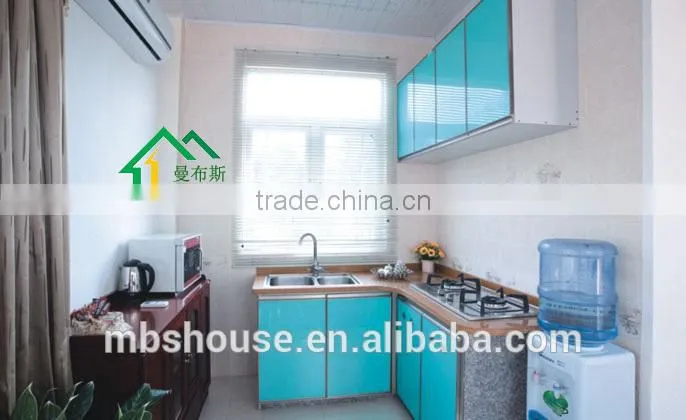 2015 Newest Modern style prefabricated house,light steel villa for the appartement