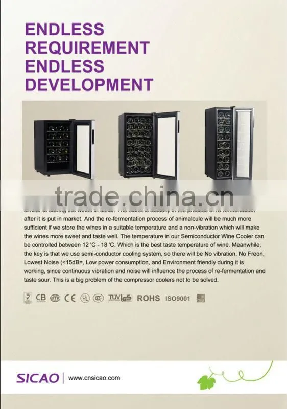 Refrigerated solid wood furniture, Wine Furniture with Humidity Control