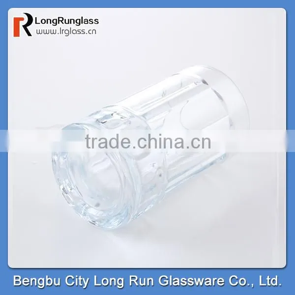 LongRun selling fast 414ml carlsberg glass beer cup large glass tumbler beer steins directly factory
