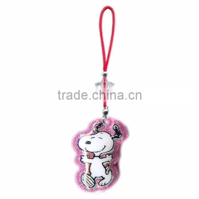 Wholesale Customized Cartoon Shaped Flocking PVC Phone Rub