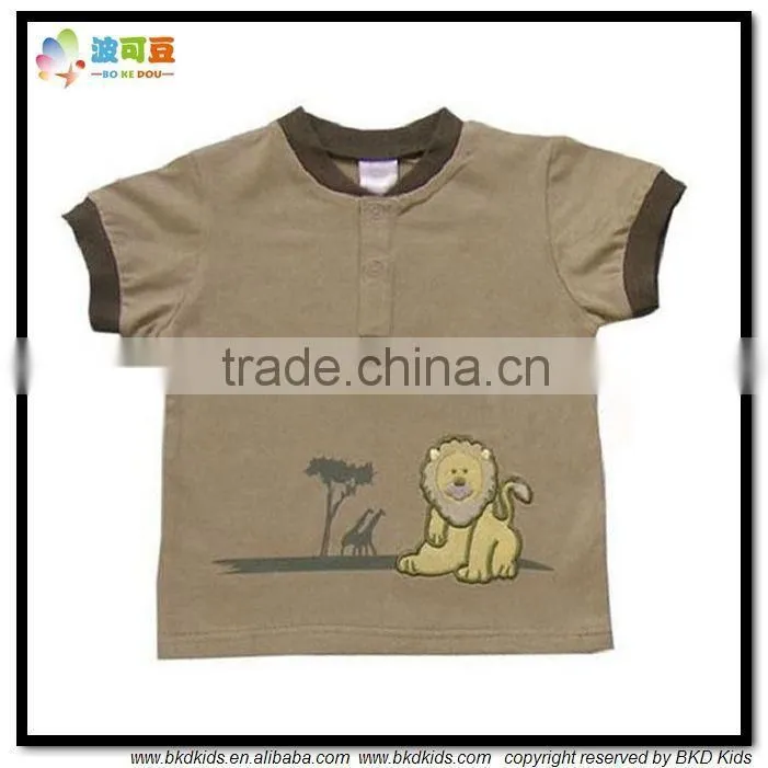 BKD plain cotton baby t-shirt jersey