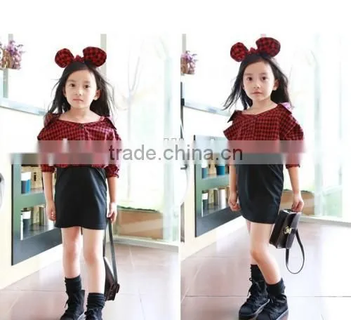 2015 New Design Baby Dress Pictures Wholesale Boutique Shop Hot Sale Kids Summer One Piece Dress