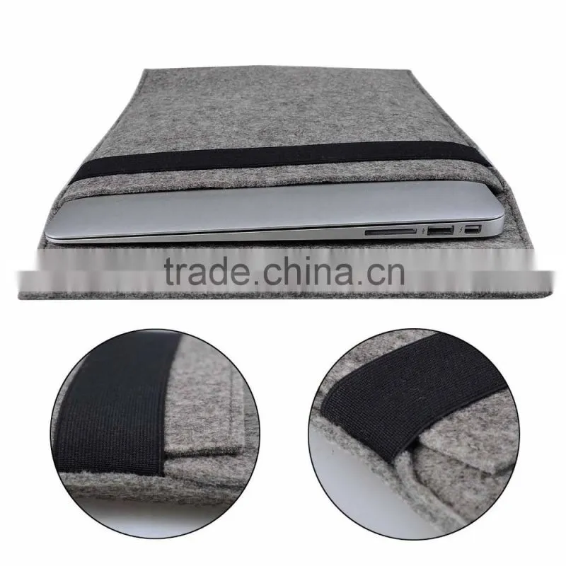 2016 new arrival !!! Fashional PU mini/ultra-thin envelope file cover sleeve for Macbook air retin