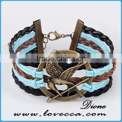 popular Can DIY leather bracelet with Love letters
