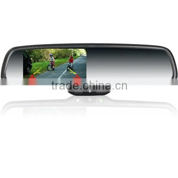 4.3 inch rearview mirror with car camera