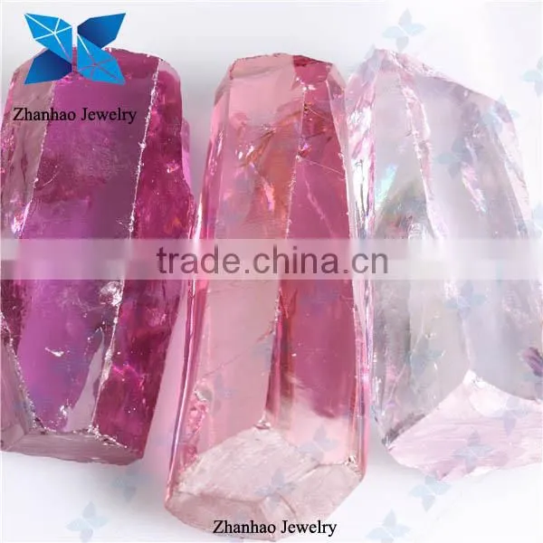 Hot sale cubic zirconia white rough cz stone in stock