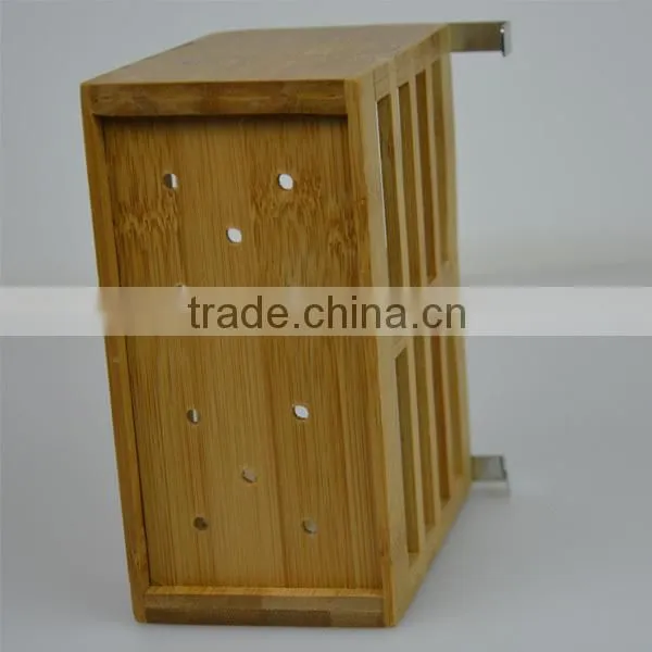 Bamboo Kitchen Utensil Holder, Spatulas Bamboo Holder