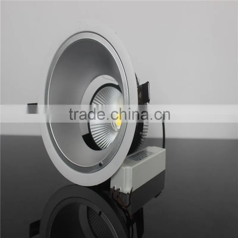 High Brightness 40W COB Recessed LED Wall Washer Down Light with Adjustable Angle