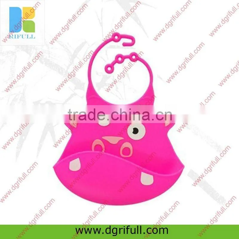 new design and FDA silicone baby bibs 2015