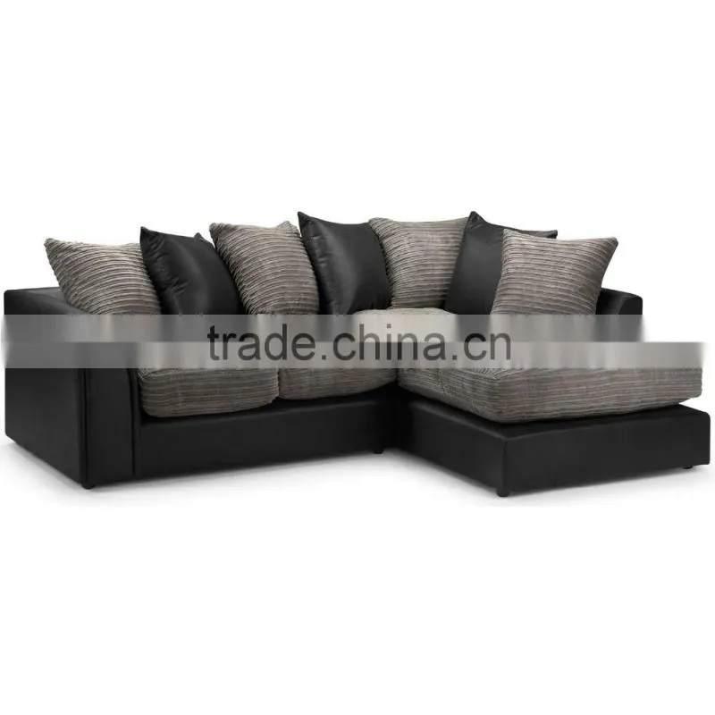 Customized drawing room sofa fabric sofa latest corner sofa design