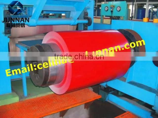 Color Coated Steel Coils PPGI for Roofing Building color as requirement tangshan city