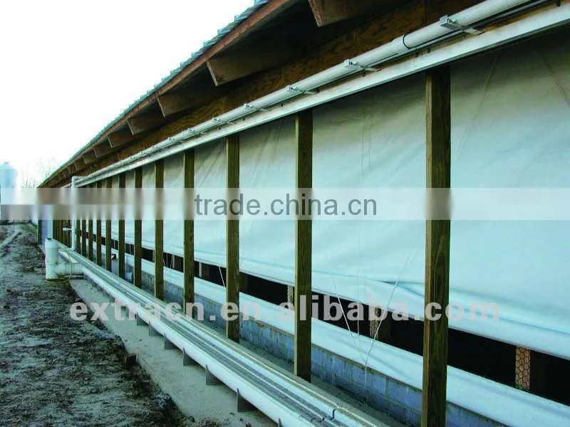 Curtain system for swine farm