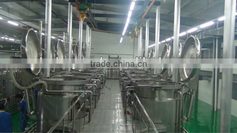 tea leaves extracting or tea powder dissolving tea beverage processing plant