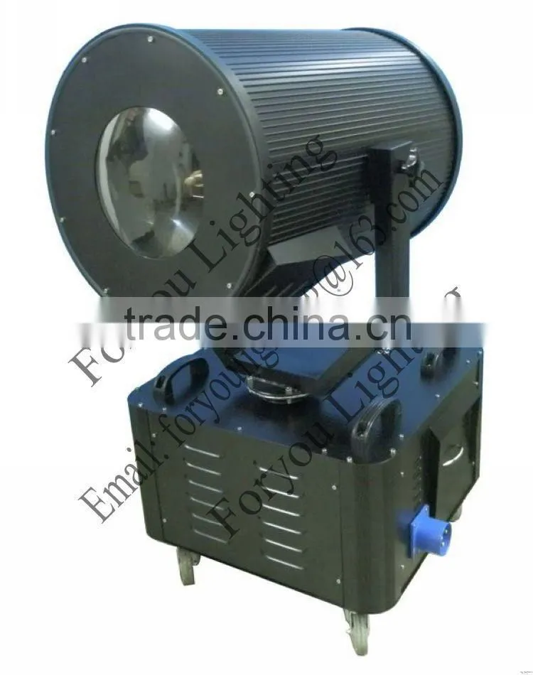 High quality top sell outdoor moving head sky rose search light 2kw/3kw/4kw/5kw/7kw