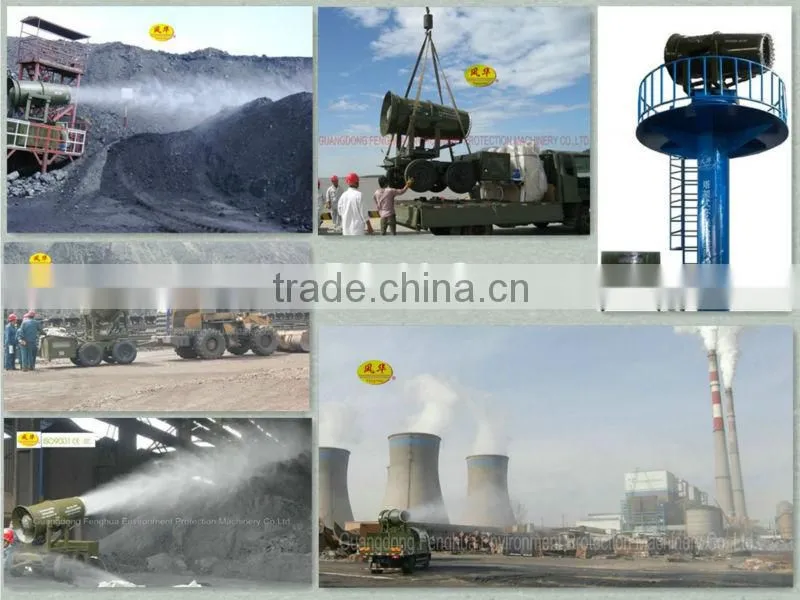 bestseller DS-60 CE CCC SGS approved air blast tractor boom sprayer for coal mining steel industry crusher demolition