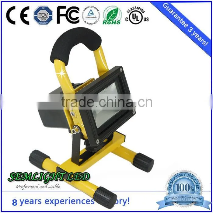 China New Products New Tape Modern Design Rechargeable 10W High Power Led Flood Light