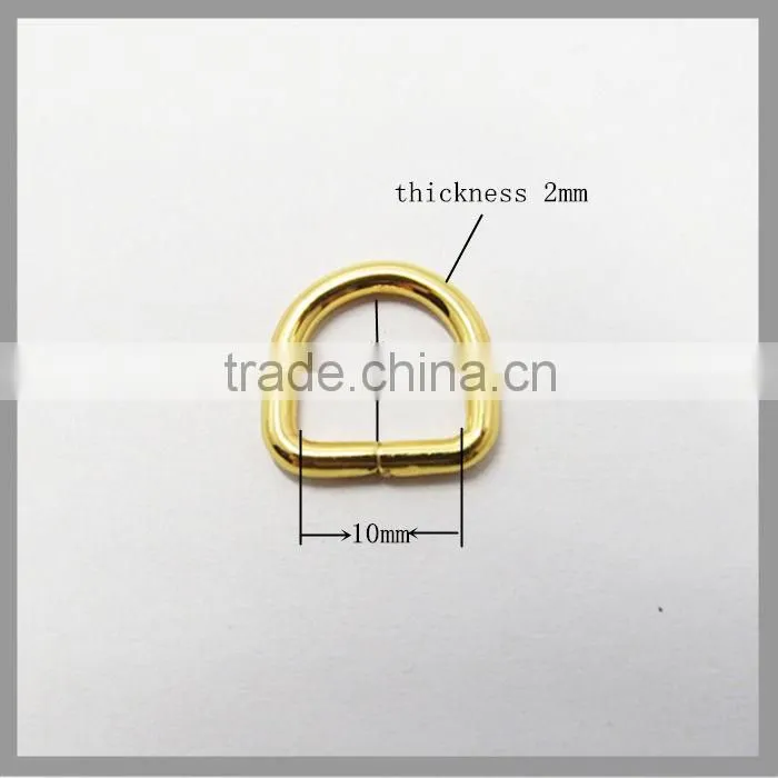 Custom Colored cheap copper metal split d ring