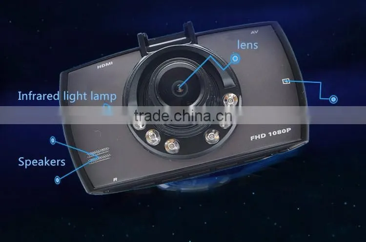 Hot selling cycle Rcording night vision G30-1248 car cam full hd