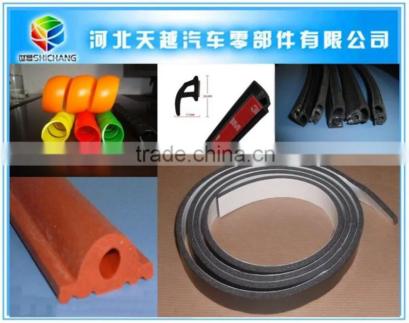 Low-cost manufacturer supply door & window accessories clear rubber seal strip rubber gasket