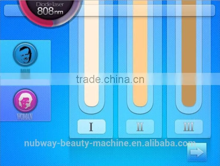 Upper Lip Hair Removal Machine 808nm Diode Laser