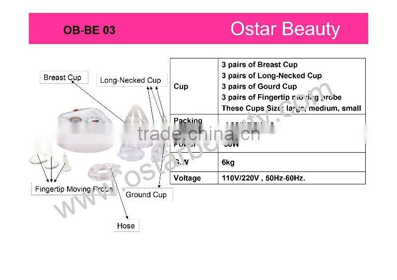 Breast enhancer machine for breast firming facial lifting