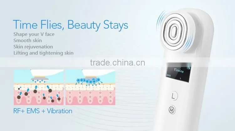 EMS + Vibration+RF Facial Beauty Device