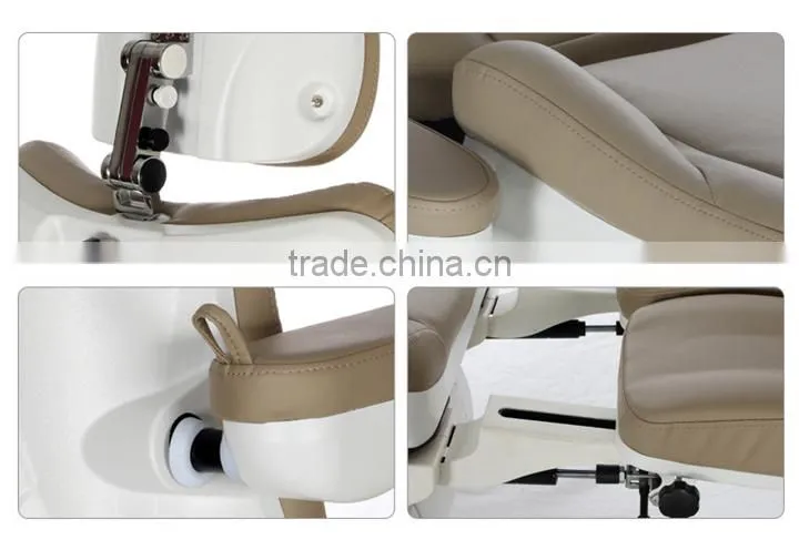 Good PVC material salon furniture massage bed electric with 3 motors