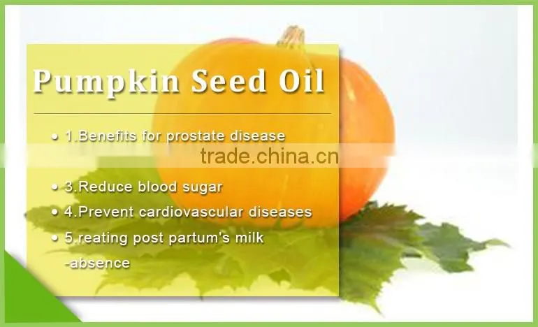 alibaba supplier healthy product food grade pumpkin seed oil ready stock