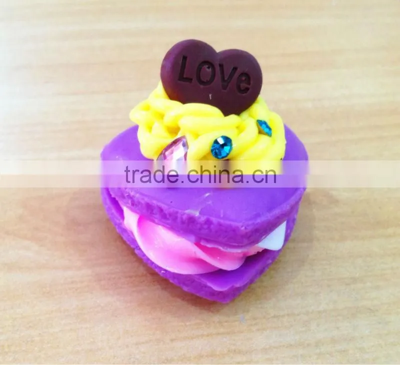 Plastic macaroon for decoration or display in cake shop