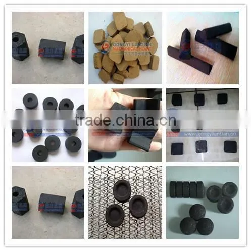 Lantian plant factory price sawdust coal hookah shisha charcoal making machines