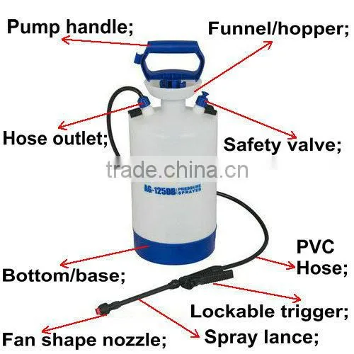 chemical pressure sprayer, fence sprayer