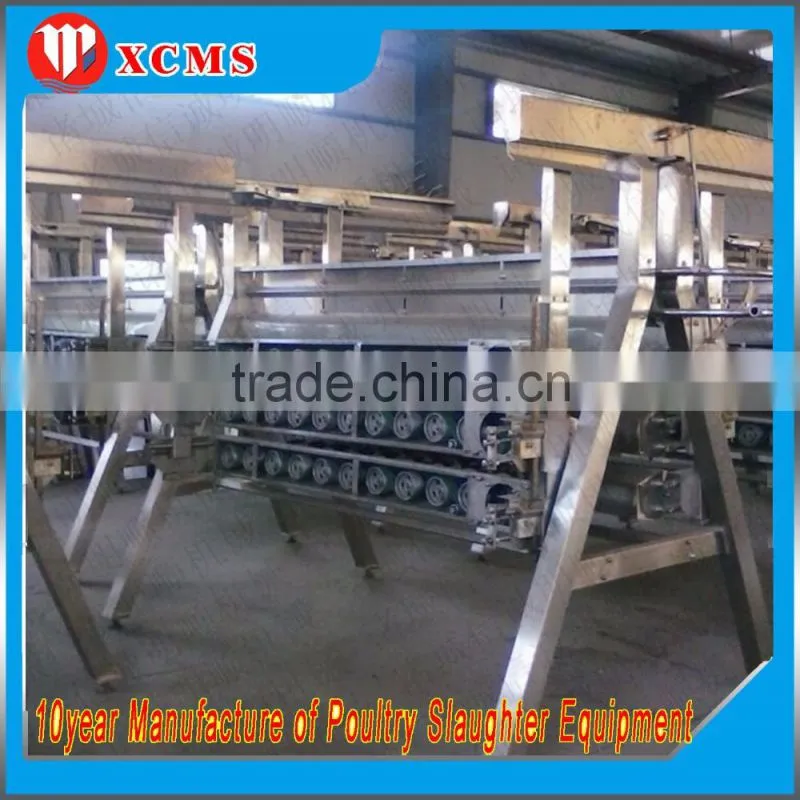 Factory price A-frame vertical chicken/boiler plucking machine hot sale /High quaility halal Poultry chicken plucker