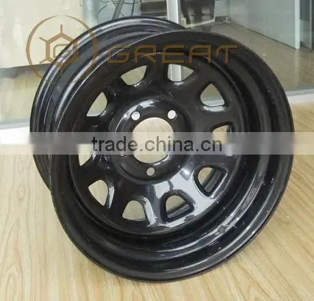 13x5.5J passenger steel rim automobile wheel