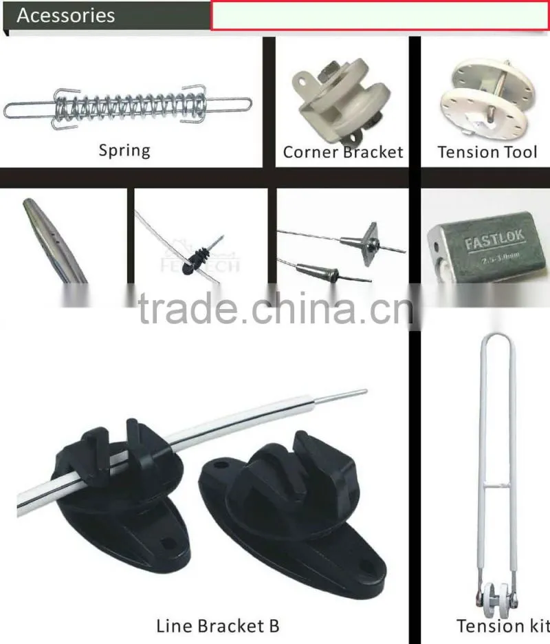 Hongrunzhongda widely used farm electric fence cable, security electric fence, electric wir