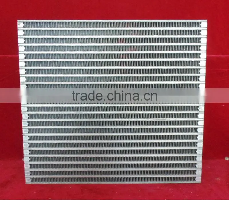 China manufacturer of Customized plate fin aluminum intercooler core