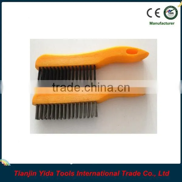 Plastic handle steel wire brush
