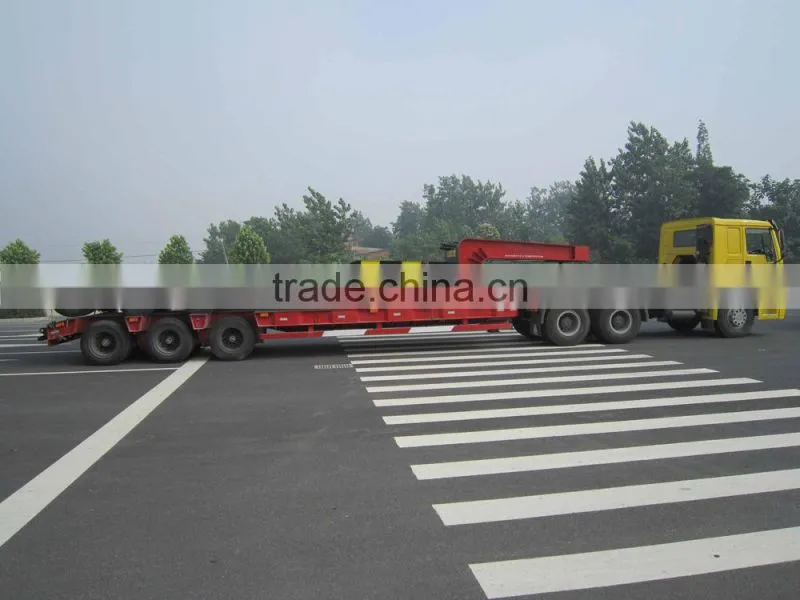 60 Tons 3 Axle Semi-Trailer Lowbed Trailer for sale