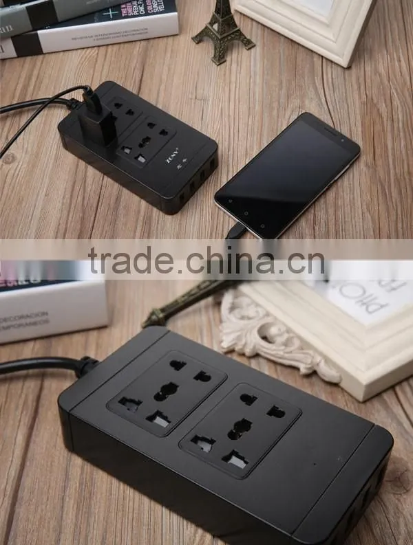 Universal multi 4 usb universal extension socket with ce rohs