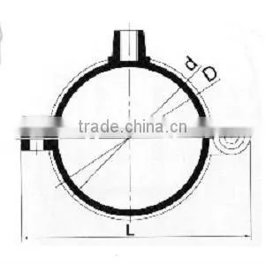 UPVC Pipe clamp DIN PN16/Pipe clamp/UPVC Pipe clamp/PVC Pipe clamp