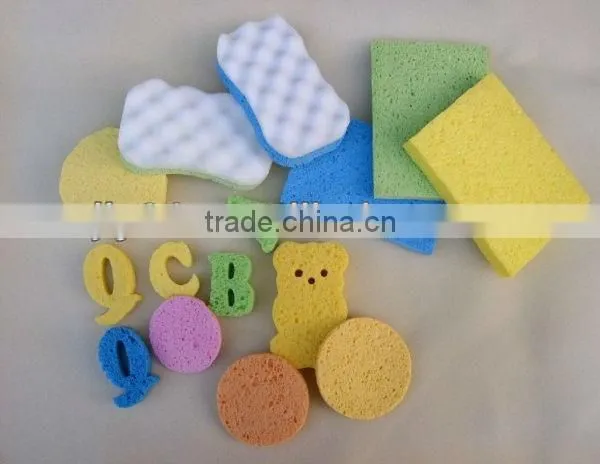 Eco-friendly cellulose facial sponges