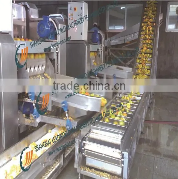 professional and hot sale canned fruit production/processing line yellow peaches cutting machine